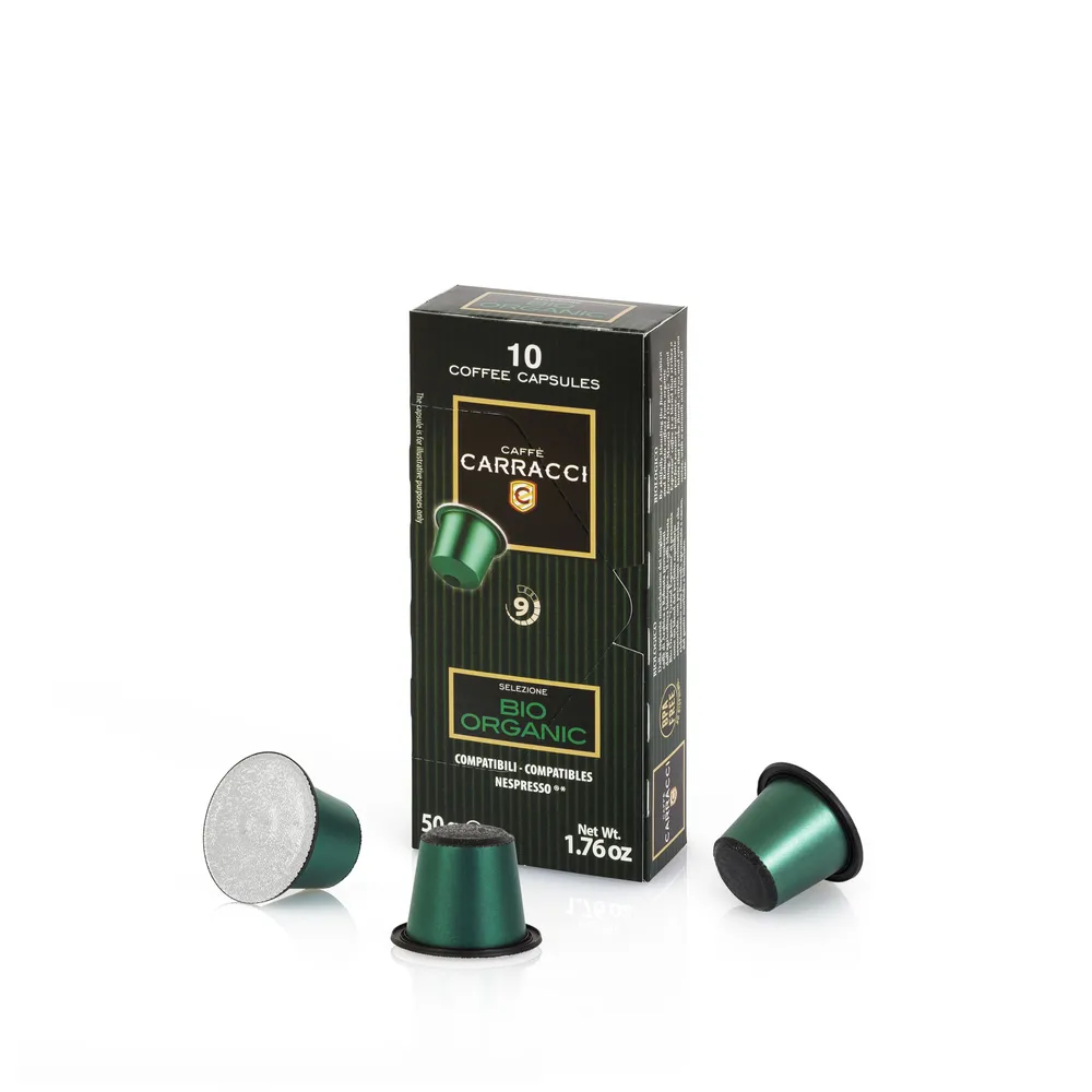 Кофе в капсулах Carracci Bio organic для системы Nespresso, 10 шт.