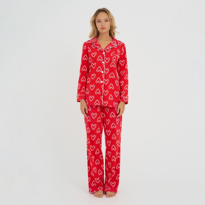 

Пижама женская KAFTAN красная 48-50, Красный