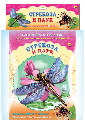 

Собери коллекцию насекомых. Стрекоза. Паук