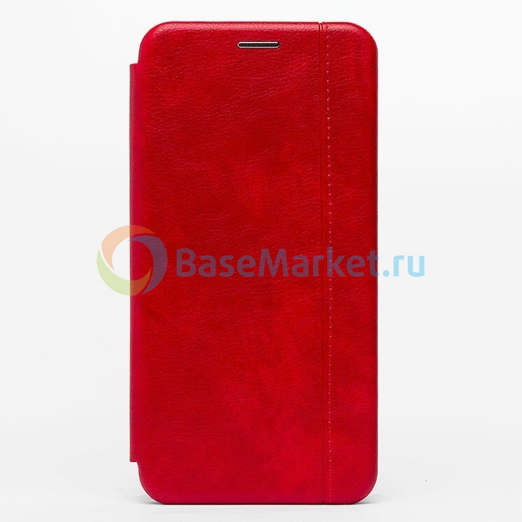 Чехол книжка BC002 BaseMarket для Samsung A015F Galaxy A01 (открытие в бок) (красный)