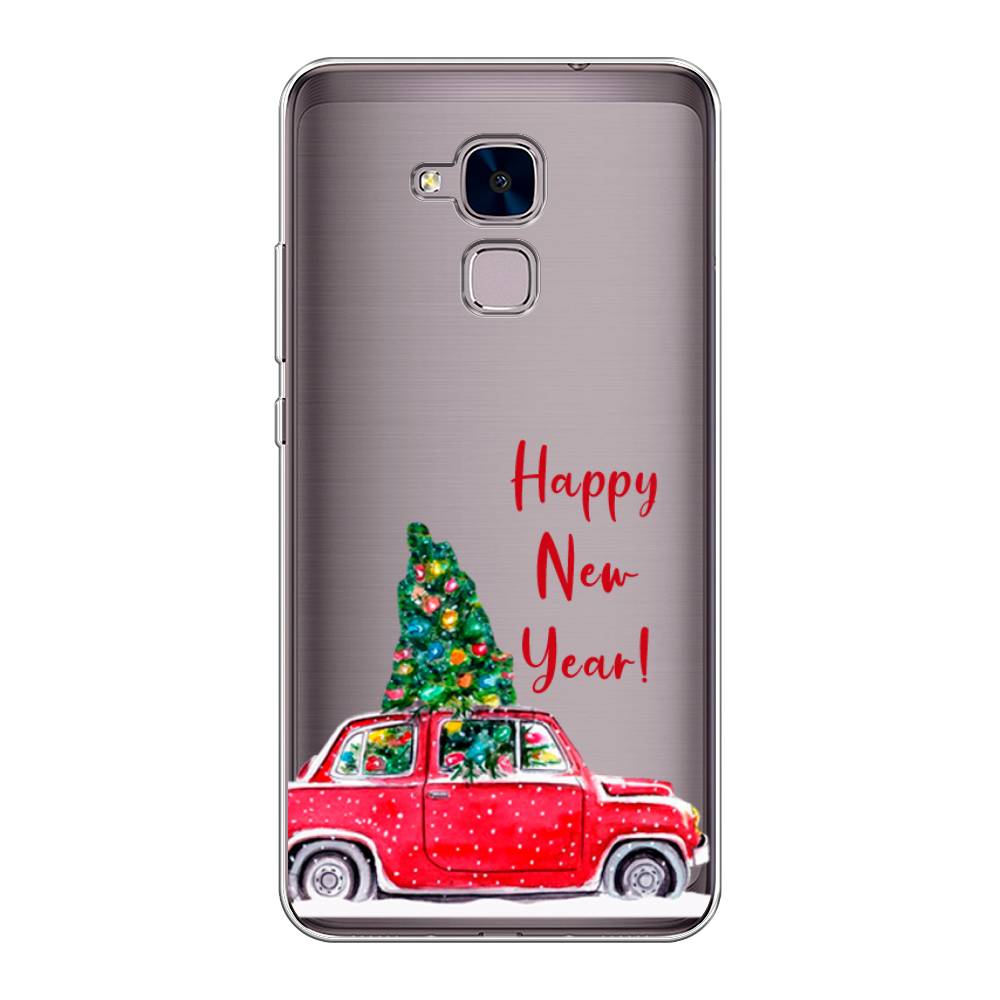 

Чехол на Honor 5C "Happy New Year", Красный;зеленый, 60450-5