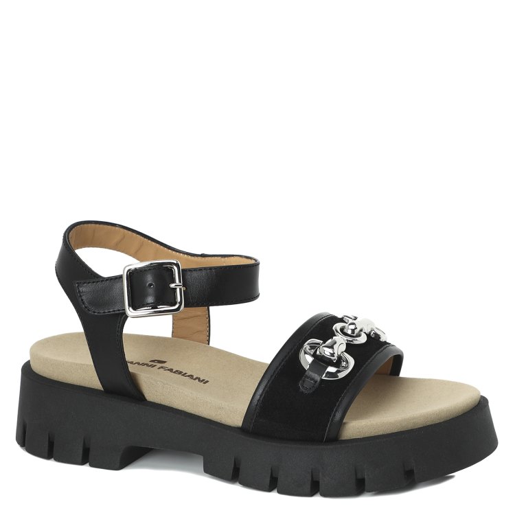 

Босоножки женские Giovanni Fabiani S23702 черные 38 EU, Черный, S23702