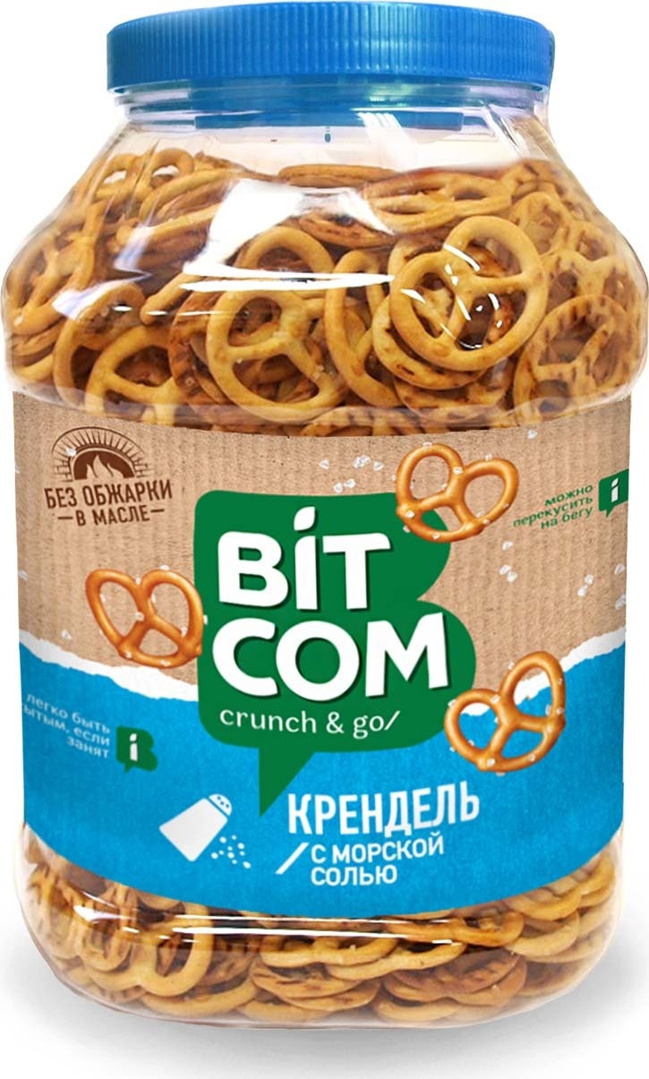 

Крендель Bit CoM с морской солью 450г