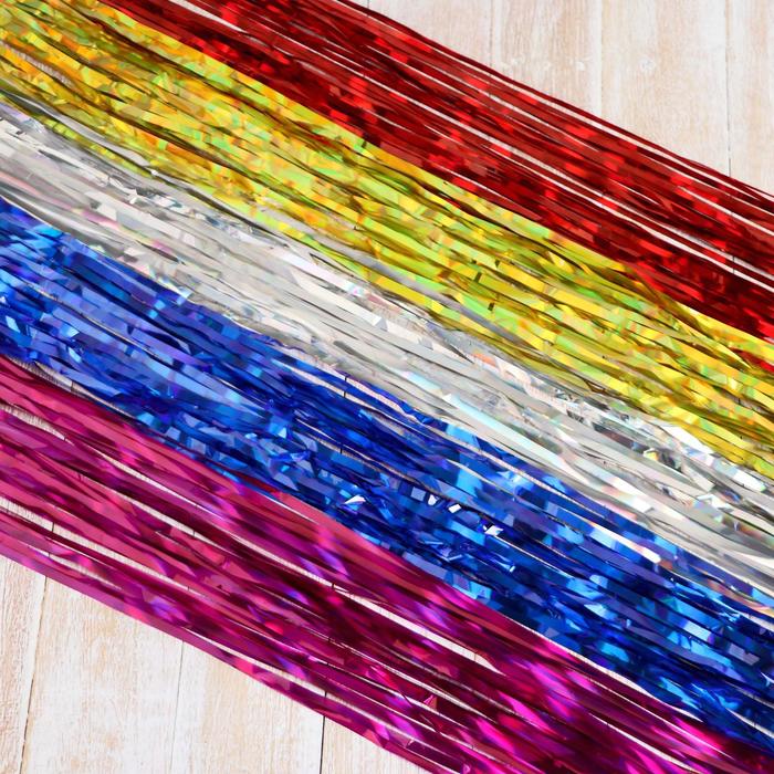 

Дождик новогодний Зимнее волшебство Ассорти 701536 100 см разноцветный, Ассорти