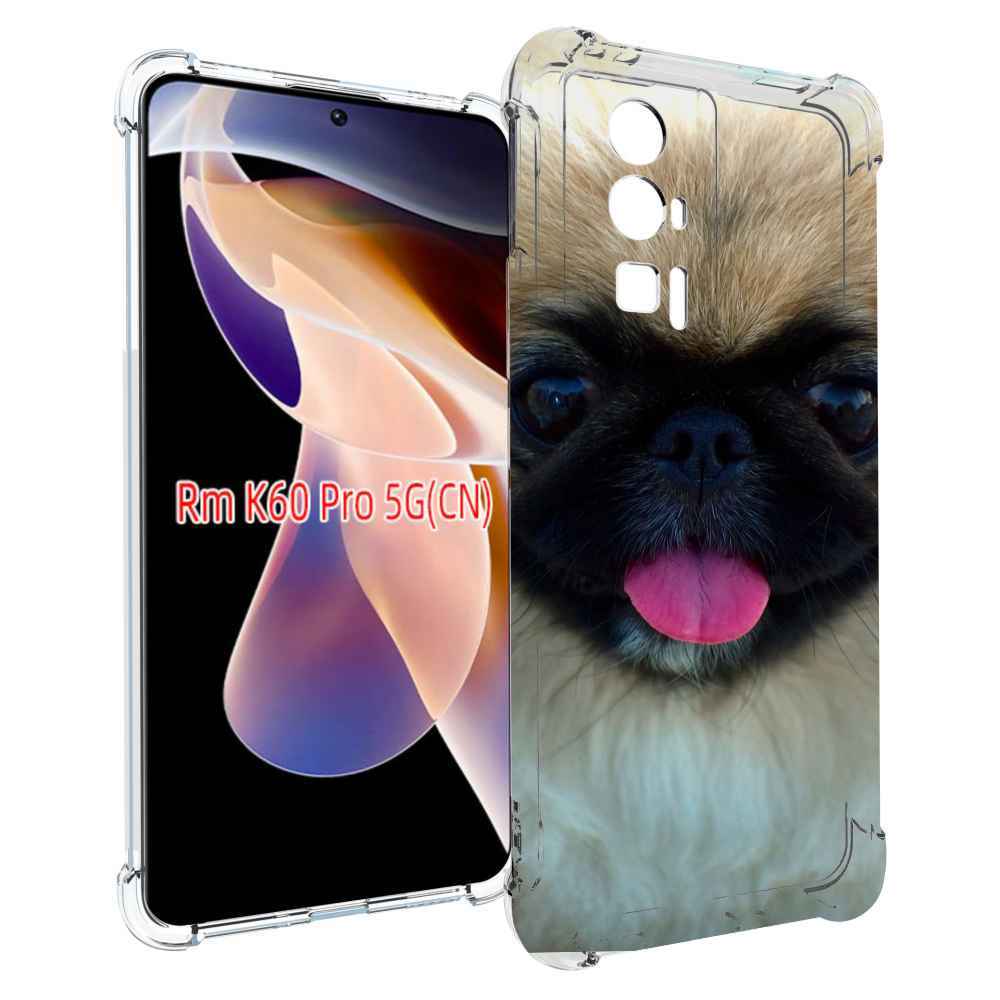 

Чехол MyPads пекинез для Xiaomi Redmi K60 Pro, Прозрачный, Tocco