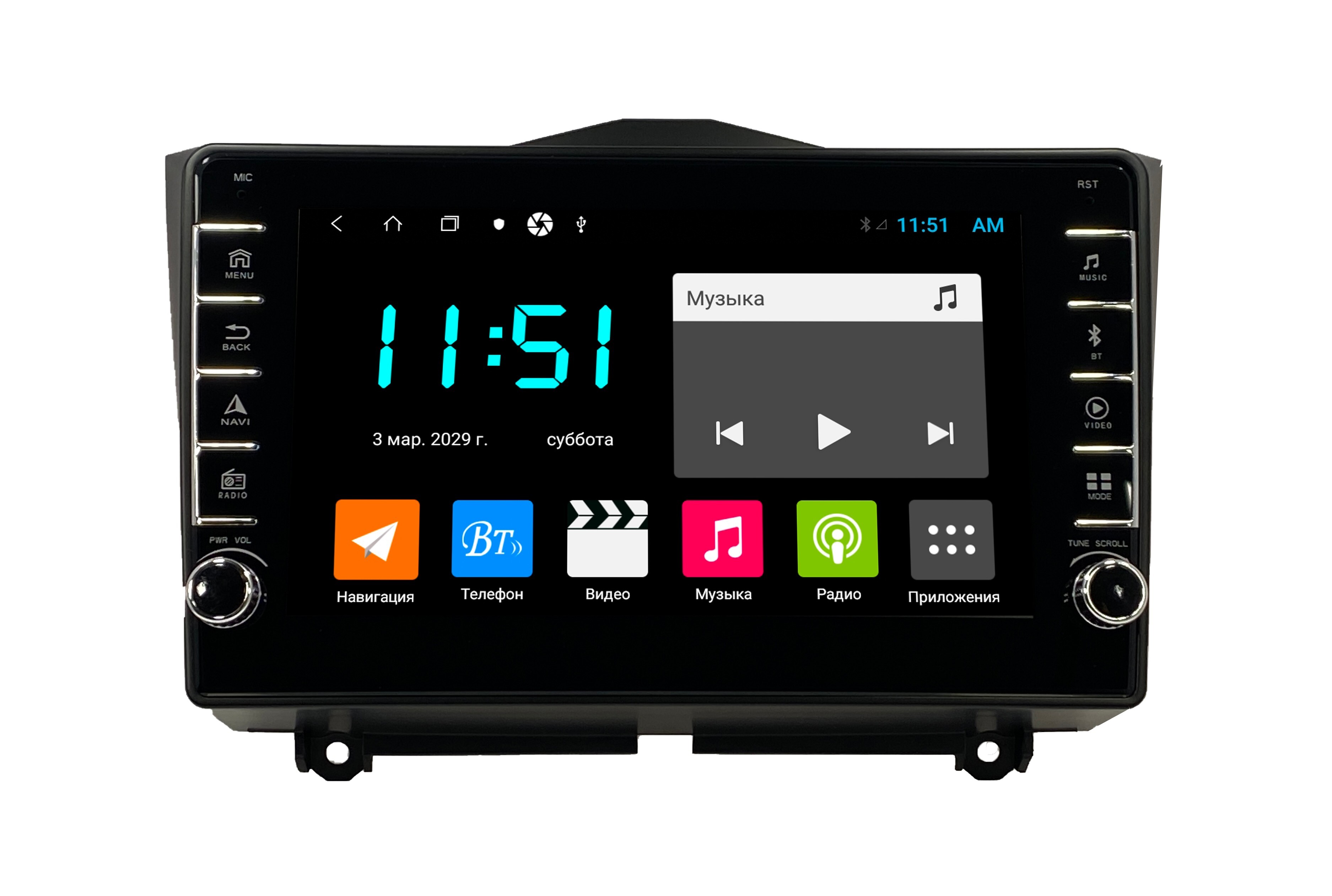 Автомагнитола ANDROID Lada Granta FL 464GB с крутилками Android 12 Мультируль ШГУ 2747400₽