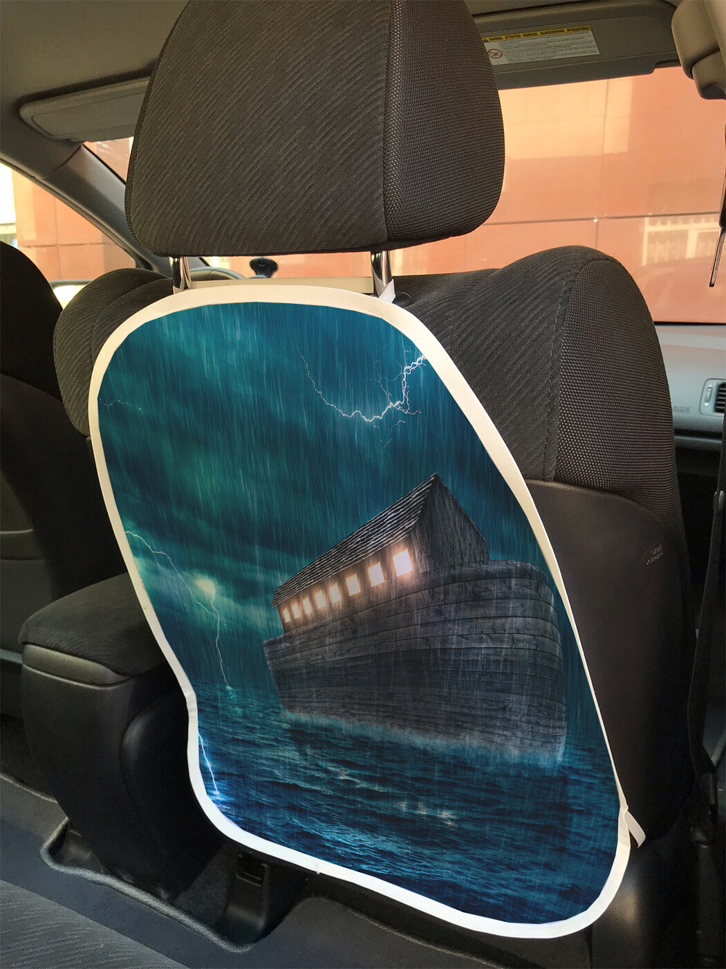 фото Накидка на спинку сиденья joyarty опасное морское путешествие, 45х62