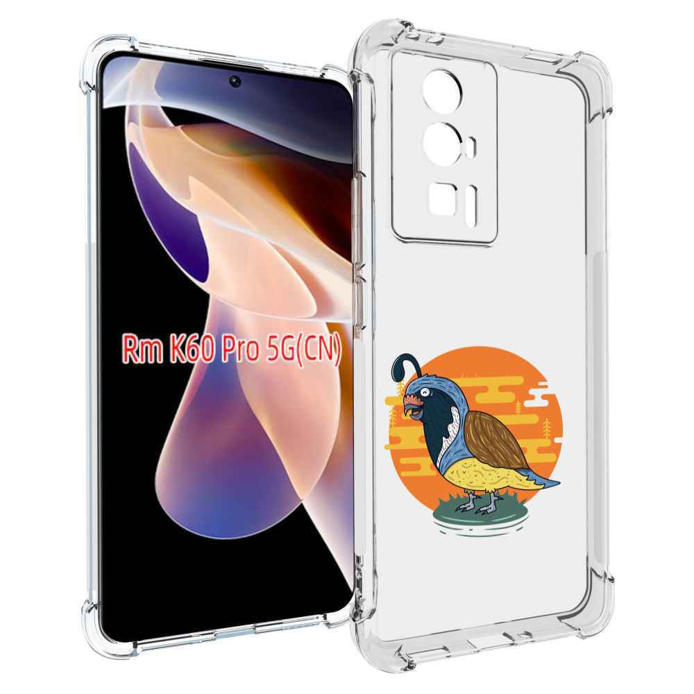 

Чехол MyPads попугай-на-острове для Xiaomi Redmi K60 Pro, Прозрачный, Tocco