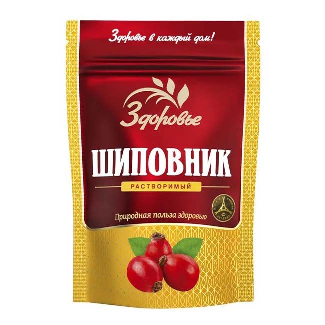 

Чайный напиток ягодный Здоровье Шиповник растворимый 75 г