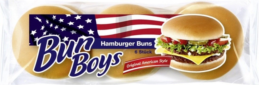 

Хлеб белый Bun Boys Для гамбургеров 300 г, Для гамбургеров