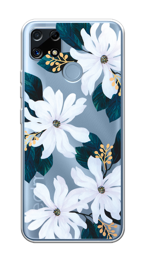 

Чехол на Realme C25/C25s "Delilah Flower", Зеленый;белый, 257450-1