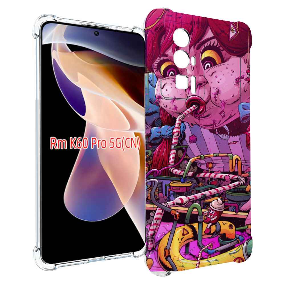 

Чехол MyPads прикольная сладкая картинка для Xiaomi Redmi K60 Pro, Прозрачный, Tocco
