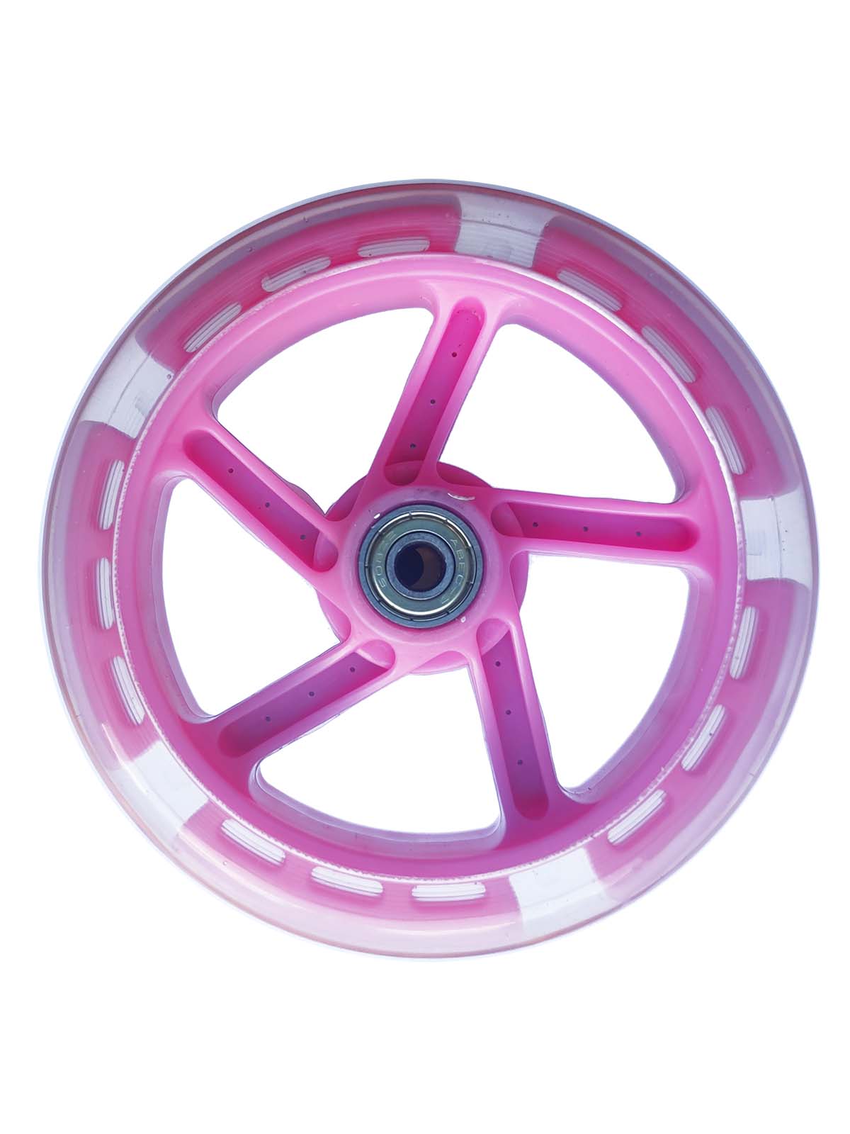 Светящееся колесо для самоката Sportsbaby 145FL/30 мм розовый