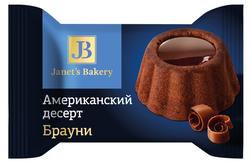 Десерт Janets Bakery Американский брауни 220г