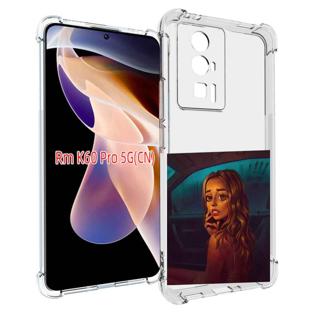 

Чехол MyPads пуп-невесты женский для Xiaomi Redmi K60 Pro, Прозрачный, Tocco