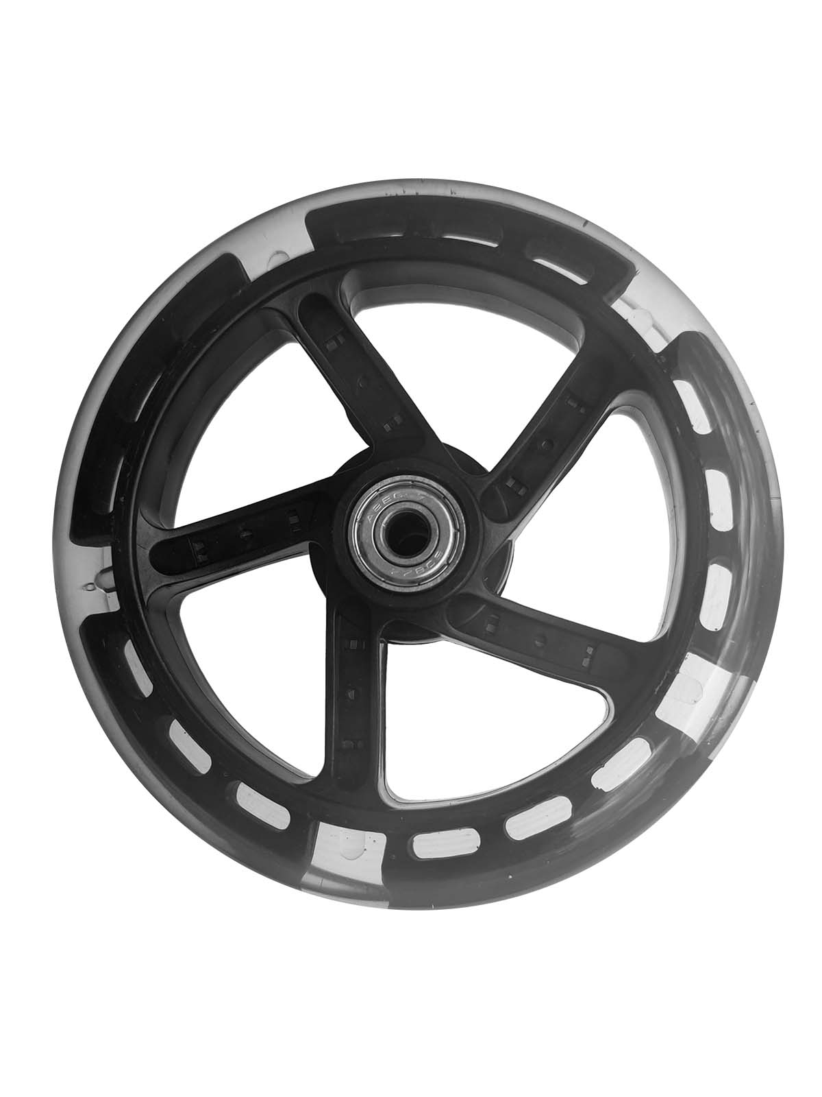 Светящееся колесо для самоката Sportsbaby 145FL/30 мм черный