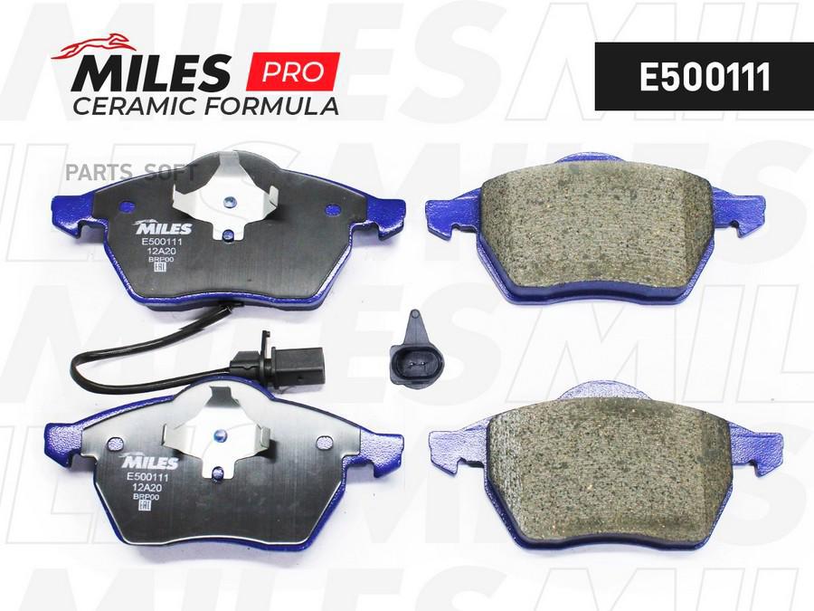 

Колодки тормозные FORD GALAXY 95-06/VW SHARAN 95-10 передние Ceramic 1шт MILES E500111