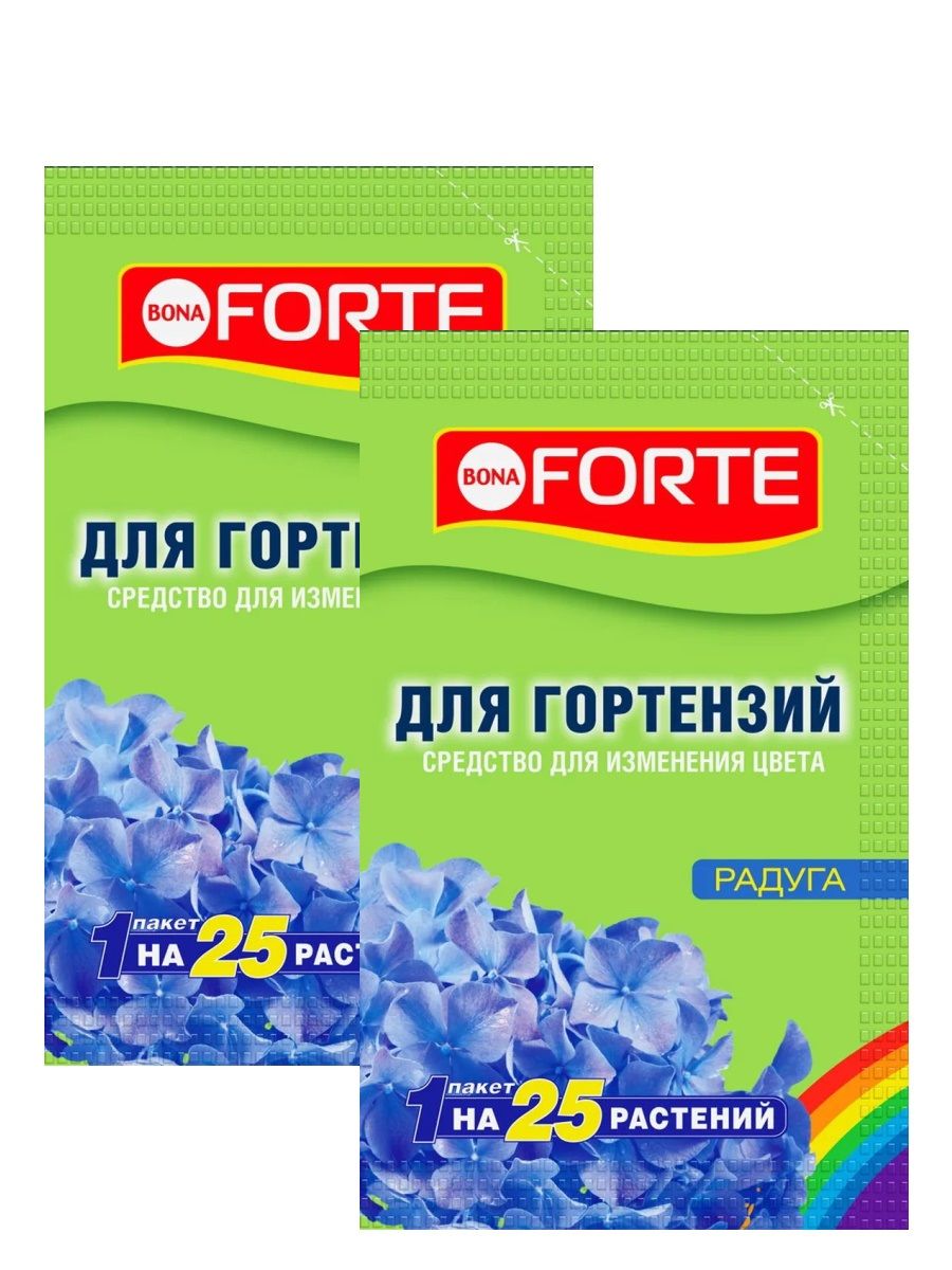 

Минеральное удобрение комплексное Bona Forte Радуга для изменения цвета 92137 100г x 2 шт.