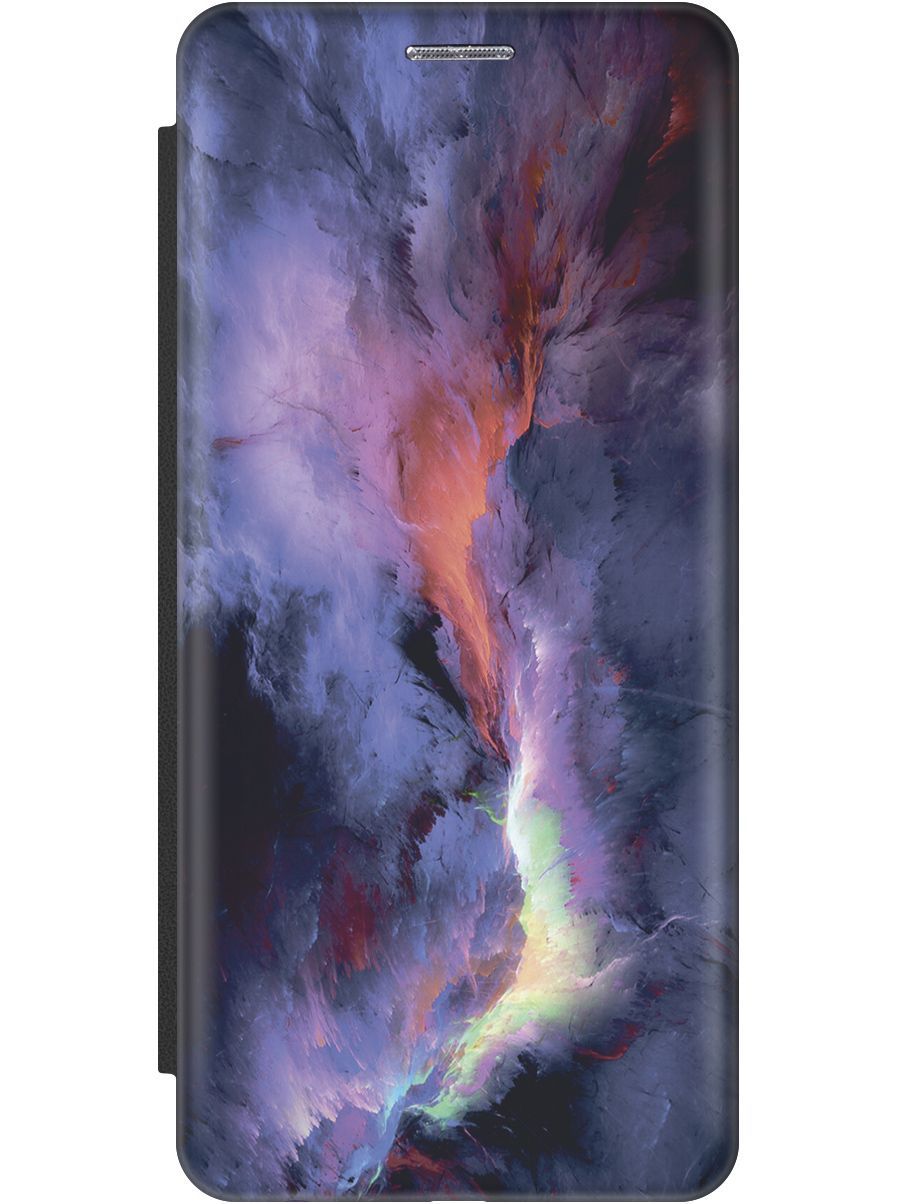 

Чехол-книжка на realme C30 c принтом "Гром и молния" черный, Фиолетовый;черный, 1568100