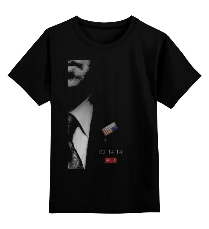 

Футболка детская Printio House of cards цв. черный р. 104, House of cards