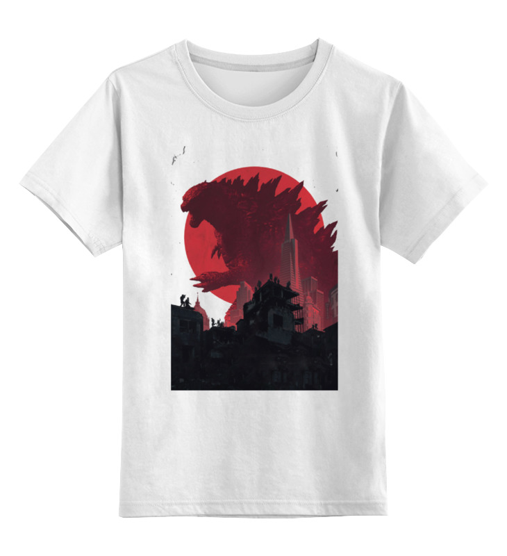

Футболка детская Printio Godzilla white цв. белый р. 104, Godzilla white