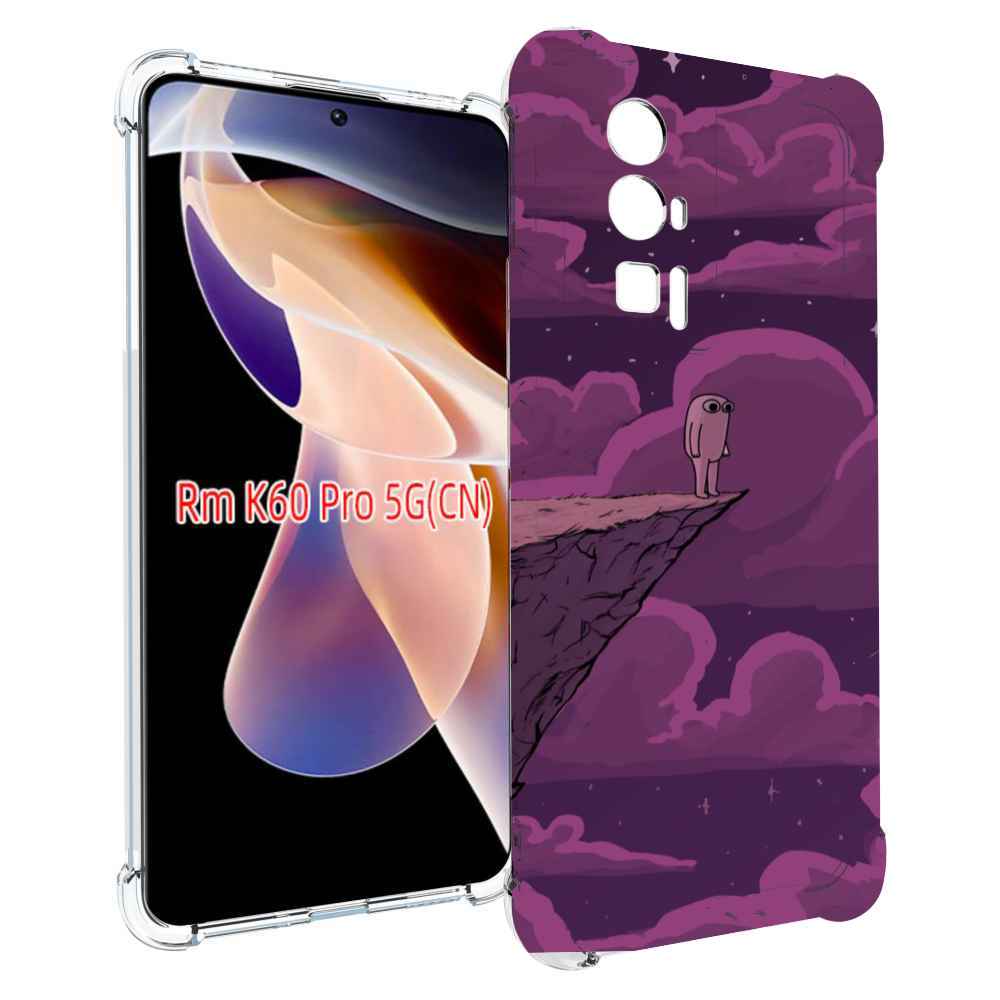 

Чехол MyPads розовая-фасолька для Xiaomi Redmi K60 Pro, Прозрачный, Tocco