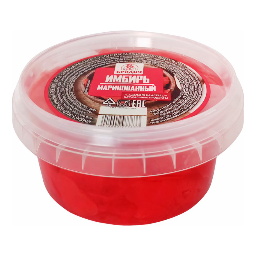 

Имбирь Бродич маринованный 200 г