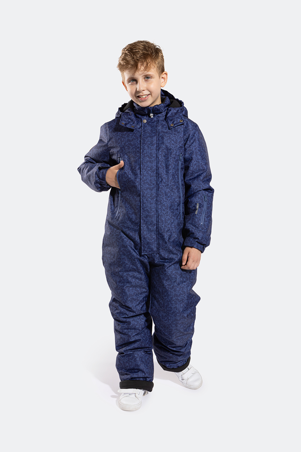 

Комбинезон детский Kisu W24-30608, синий, 140, W24-30608