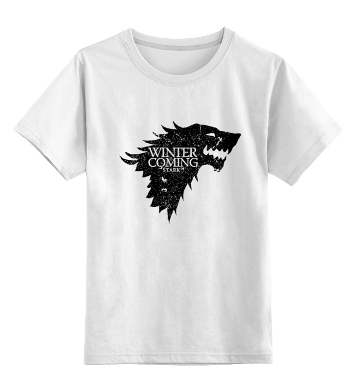 

Футболка детская Printio Game of thrones - игра престолов цв. белый р. 104, Game of thrones - игра престолов