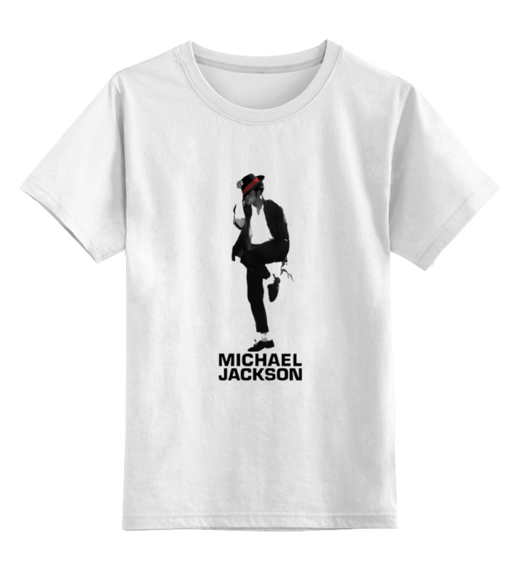 Футболка детская Printio Michael jackson цв. белый р. 104 футболка детская printio michael jackson цв голубой р 140