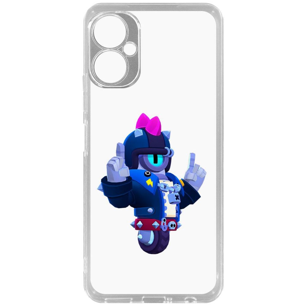 

Чехол-накладка Brawl Stars-Дикий Сту для Tecno Spark 9 Pro, Прозрачный