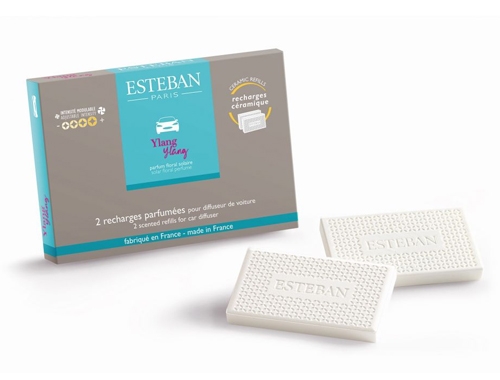 

Сменный блок для автомобильного ароматизатора Esteban ИЛАНГ-ИЛАНГ (Ylang-Ylang), Белый, Classique