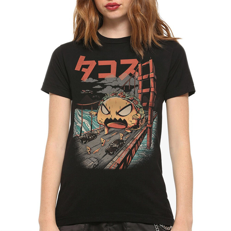 

Футболка женская DS Apparel Тако Монстр Атакует 952853-1 черная XS, Черный, Тако Монстр Атакует 952853-1