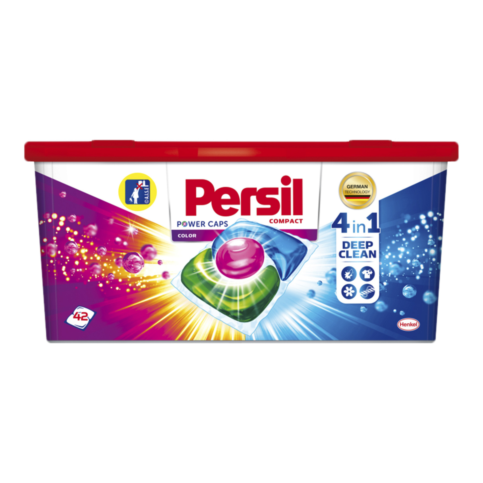 

Капсулы для стирки Persil Power Caps Color 4 в 1 для цветного белья 42 шт.