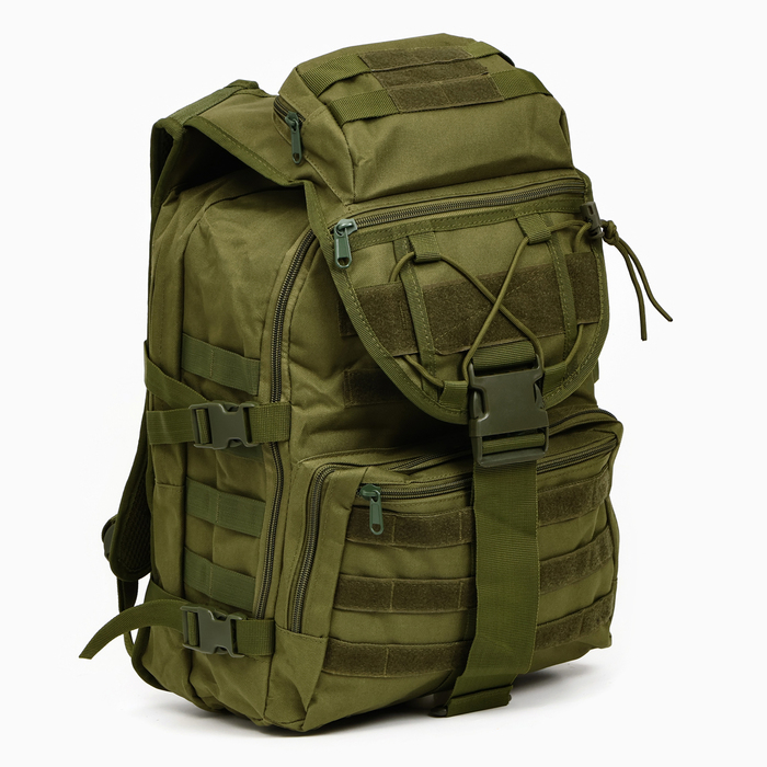 Рюкзак тактический Sima-land Storm tactic мужской, MOLLE, подсумки, 40 л, олива