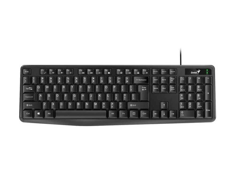 

Проводная клавиатура Genius KB-117 Black (31310016402), KB-117