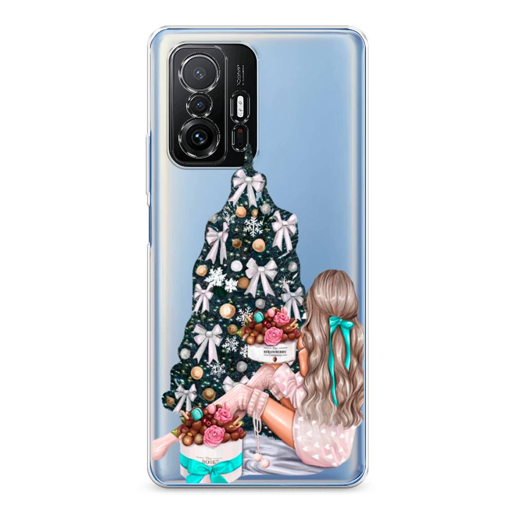 

Чехол на Xiaomi Mi 11T/11T Pro "New Year", Зеленый;бежевый;голубой, 311250-5