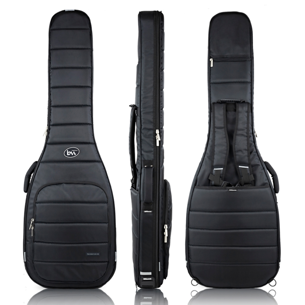 Чехол для бас-гитары Bagandmusic BASS PRO Plus BM1138 полужесткий, черный