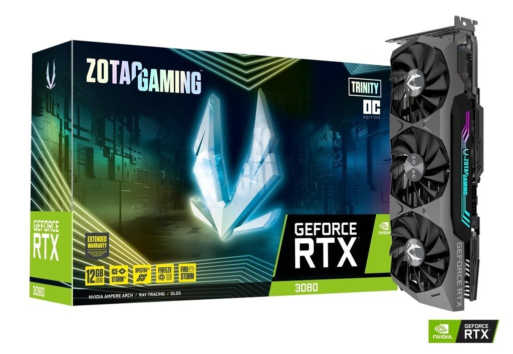 фото Видеокарта zotac nvidia geforce rtx 3080 (zt-a30820j-10plhr)