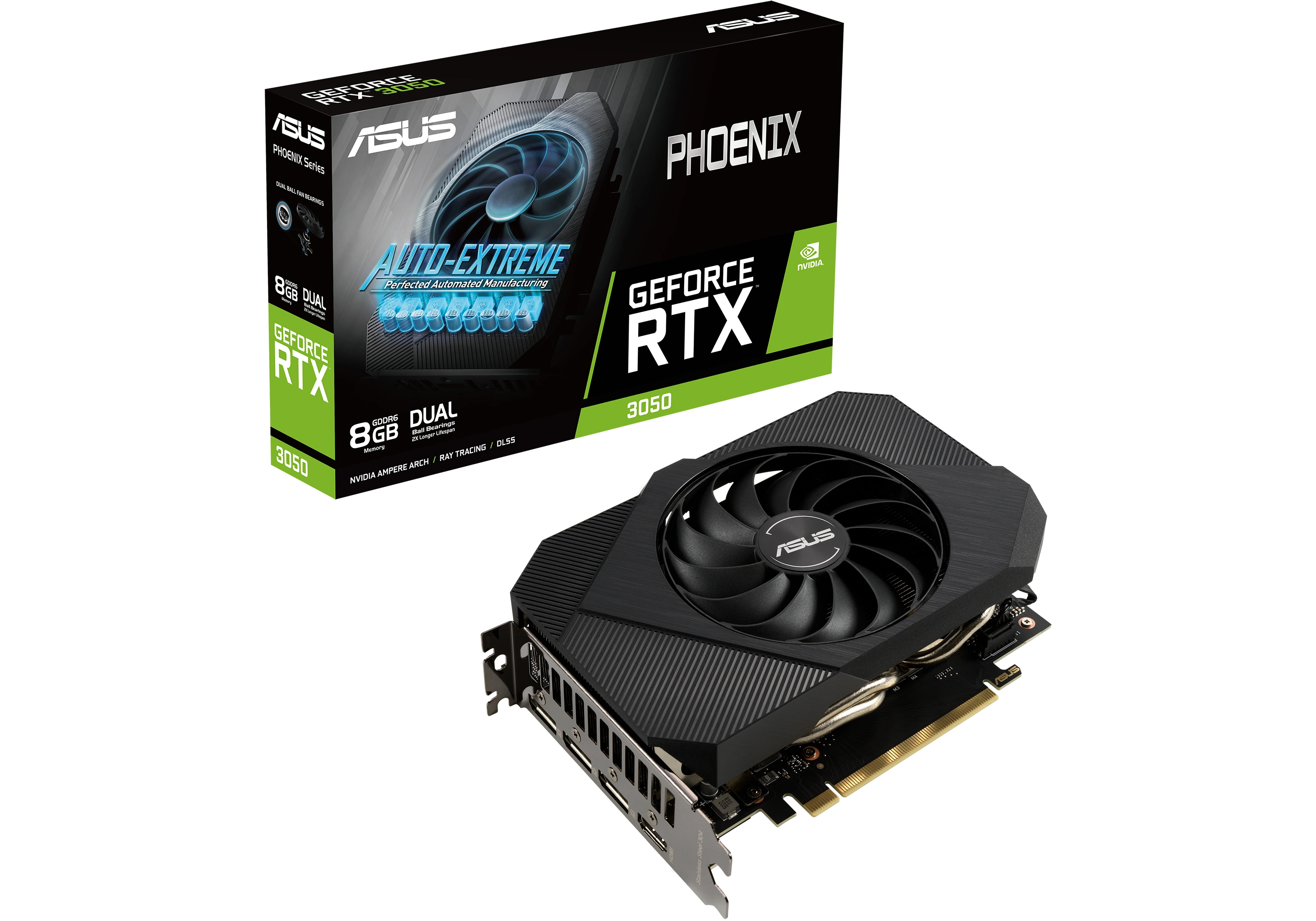 фото Видеокарта asus nvidia geforce rtx 3050 (ph-rtx3050-8g)