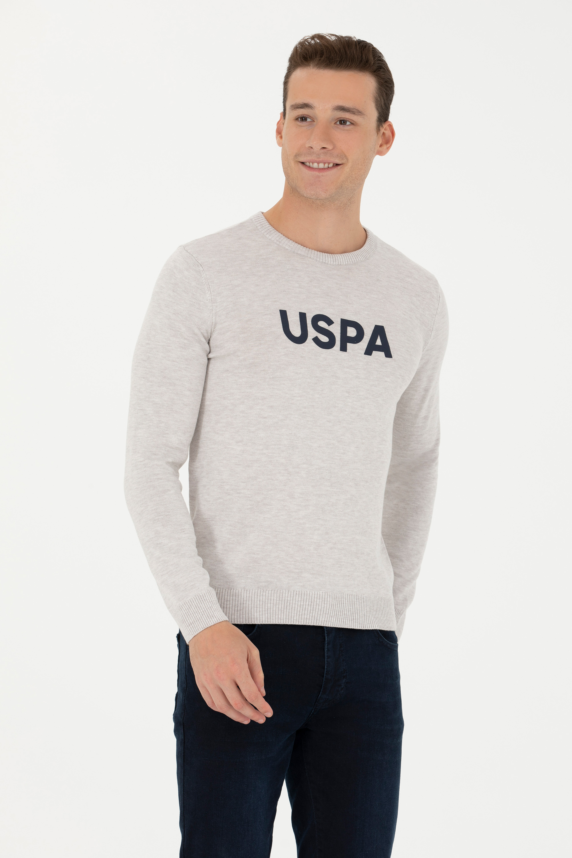 

Джемпер мужской US Polo G081GL0TK0OSVAL серый M, G081GL0TK0OSVAL