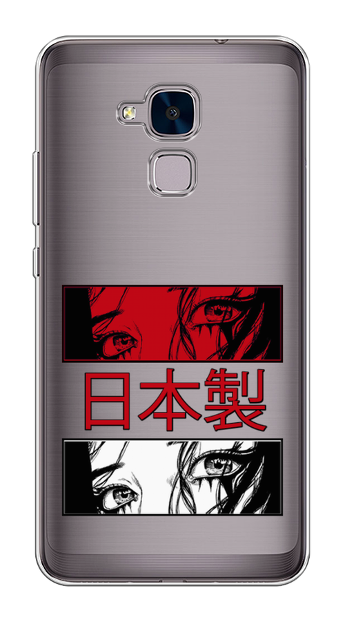

Чехол на Honor 5C "Аниме глаза манга", Красный;белый;черный, 60450-4