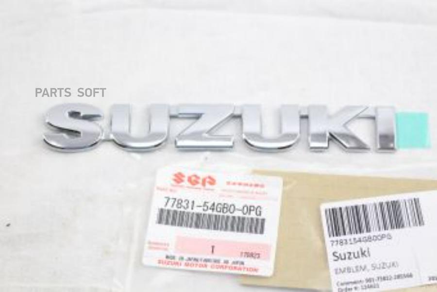 эмблема SUZUKI 7783154GB00PG