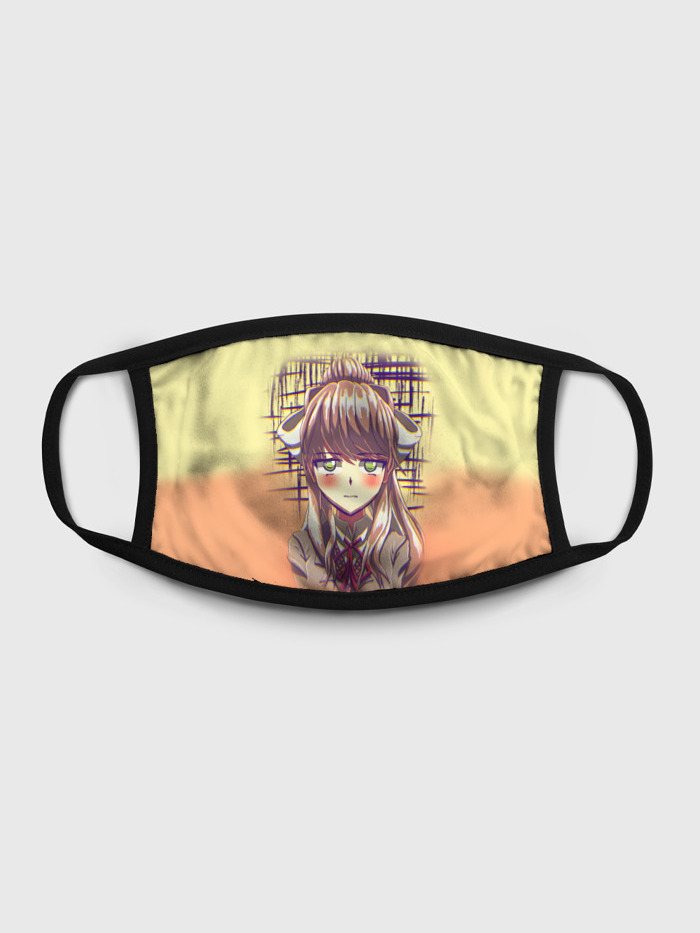 

Многоразовая маска унисекс Burnettie Game Doki Doki Literature Club, Разноцветный, Game Doki Doki Literature Club