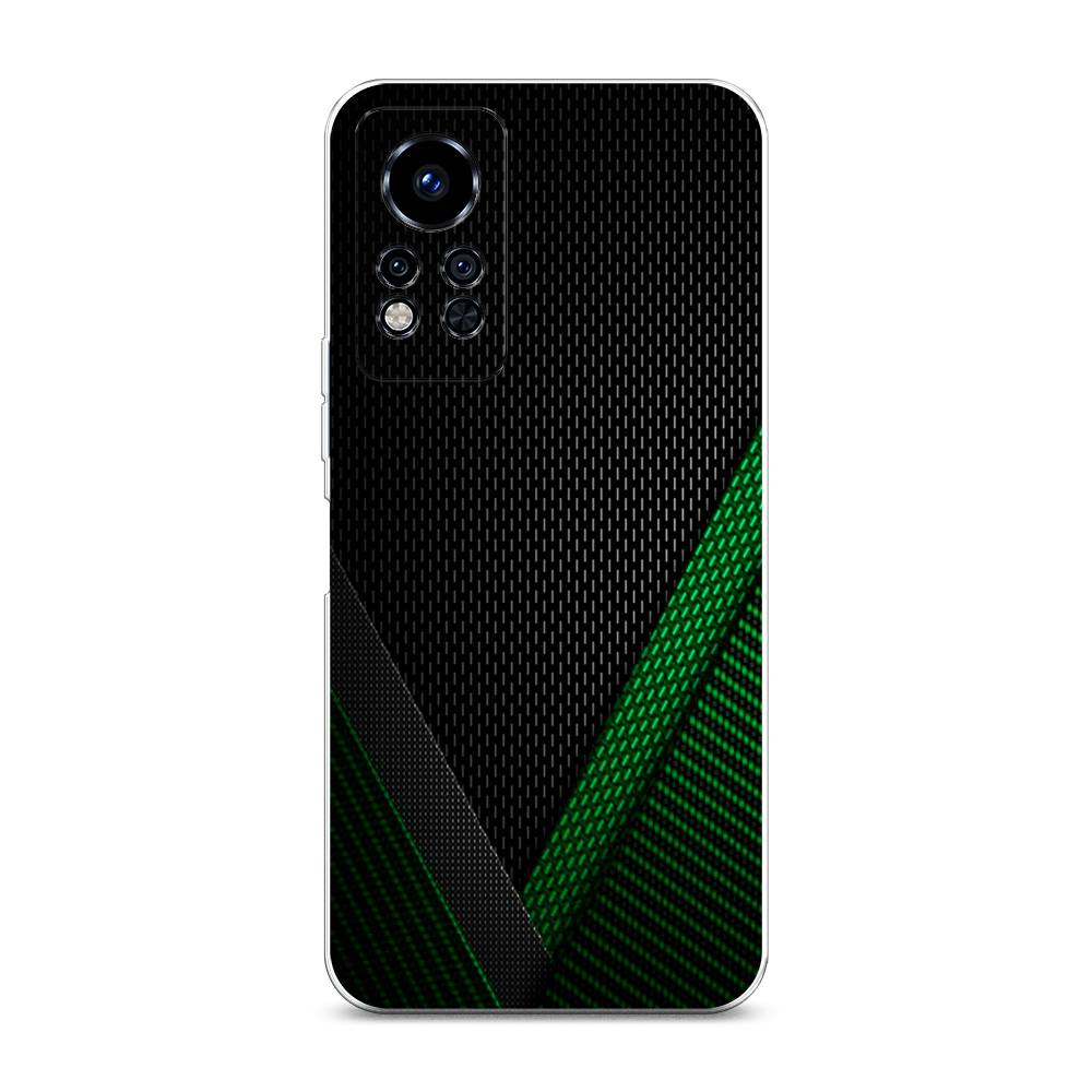 

Чехол Awog на Infinix Note 12i 2022 / Инфиникс Нот 12i 2022 "Зеленый карбон", Черный;зеленый
