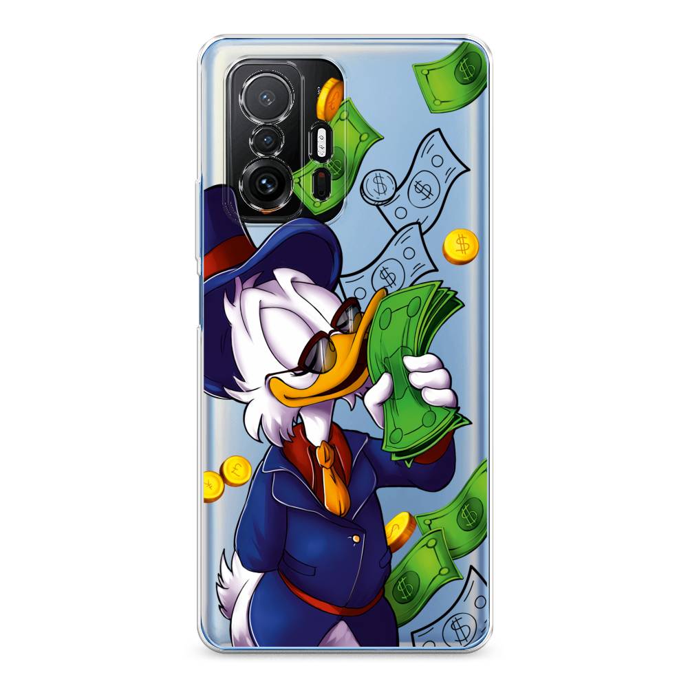 

Чехол на Xiaomi Mi 11T/11T Pro "Scrooge McDuck with Money", Синий;зеленый;белый, 311250-6