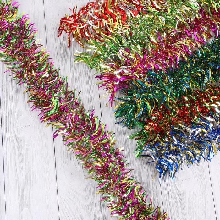 

Мишура елочная Зимнее волшебство 10 шт. 702574 200 см разноцветный