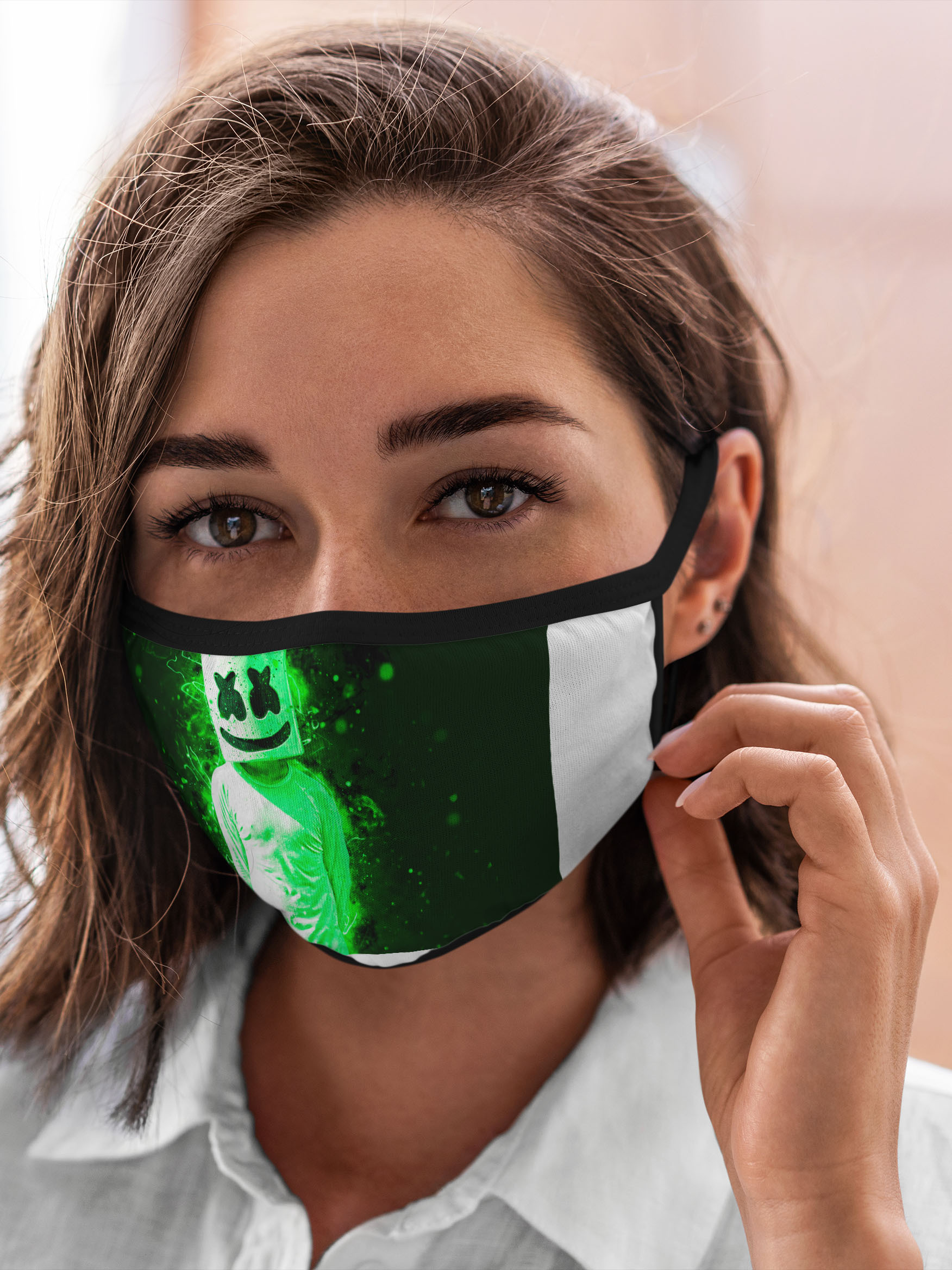 

Многоразовая маска унисекс Burnettie Marshmello, Разноцветный, Marshmello