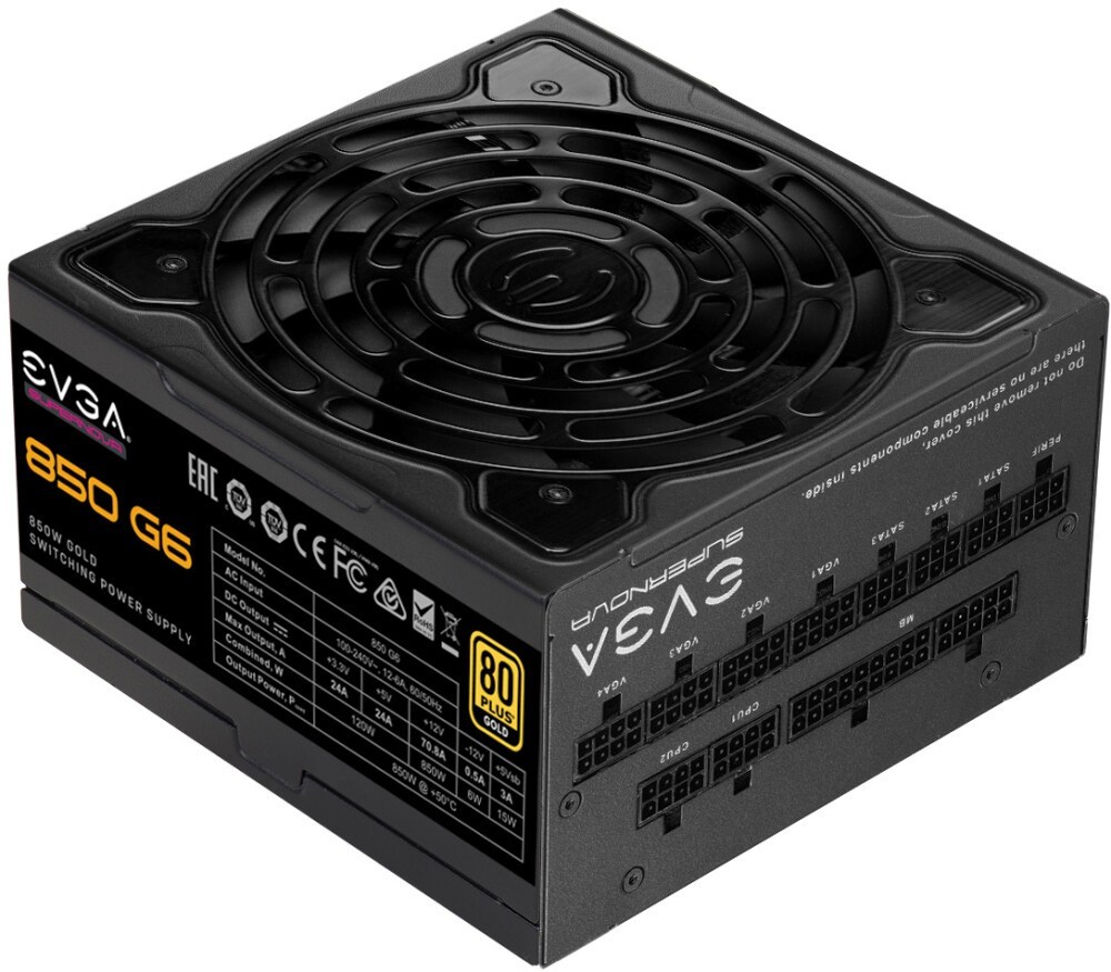 фото Блок питания evga 220-g6-0850-x2 850w (220-g6-0850-x2)