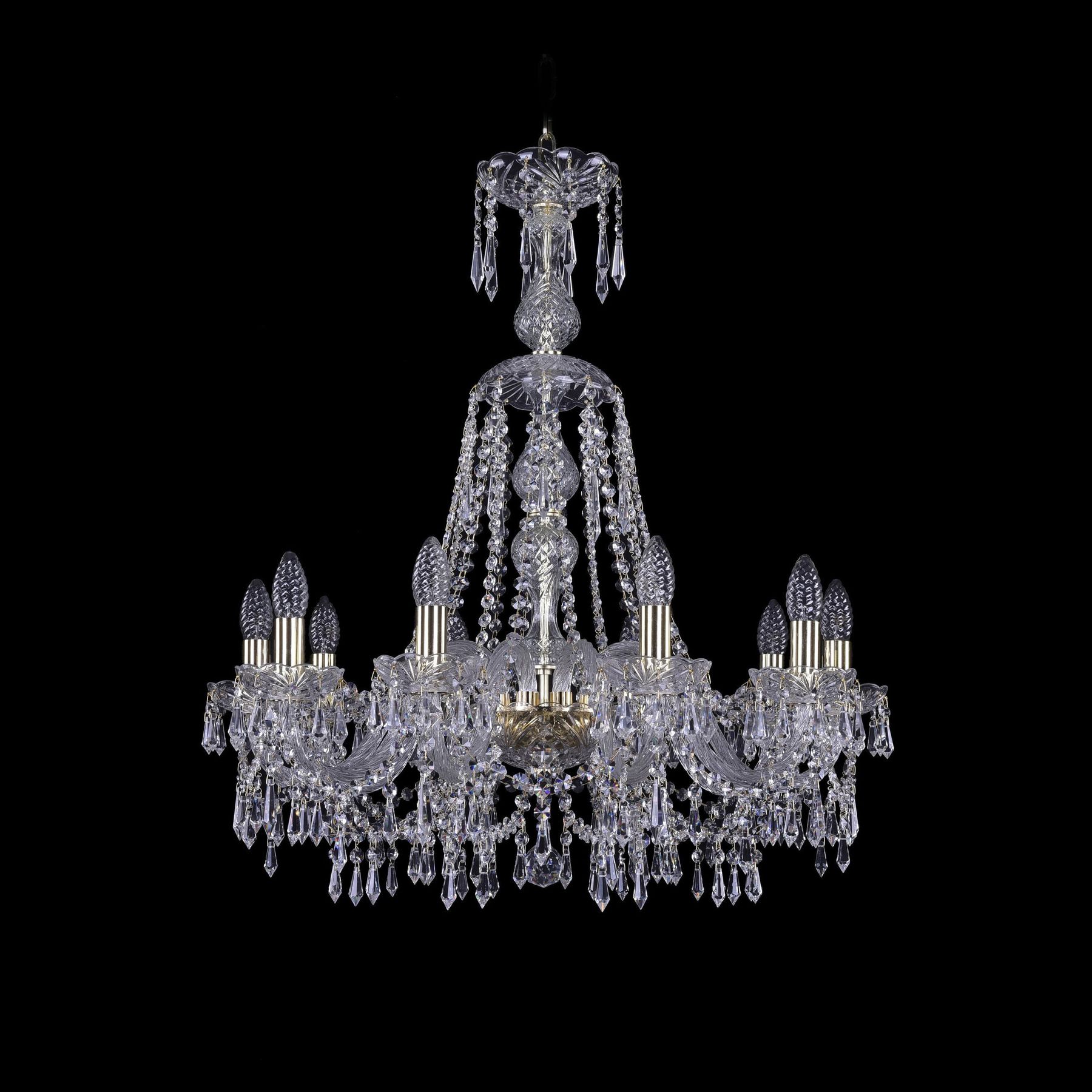 фото Хрустальная люстра 1403/10/240/xl-75 g bohemia ivele crystal